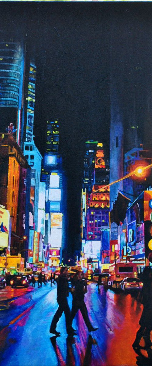 New York at night 3 by Ceri Baker