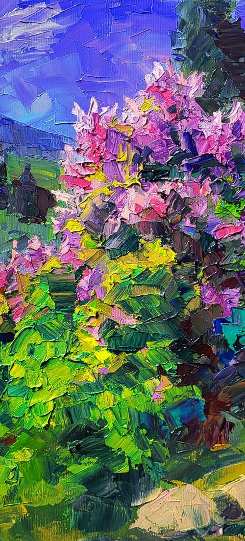 Lilac in the Mountains by Boris Serdyuk