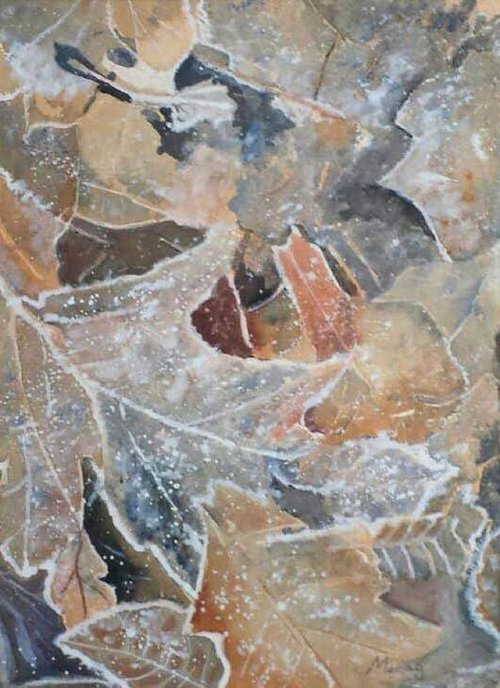 Frozen Leaves by Morag Paul