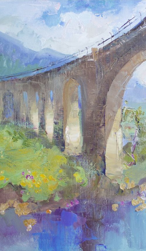 Bridge in Vorohta by Anastasiia Grygorieva