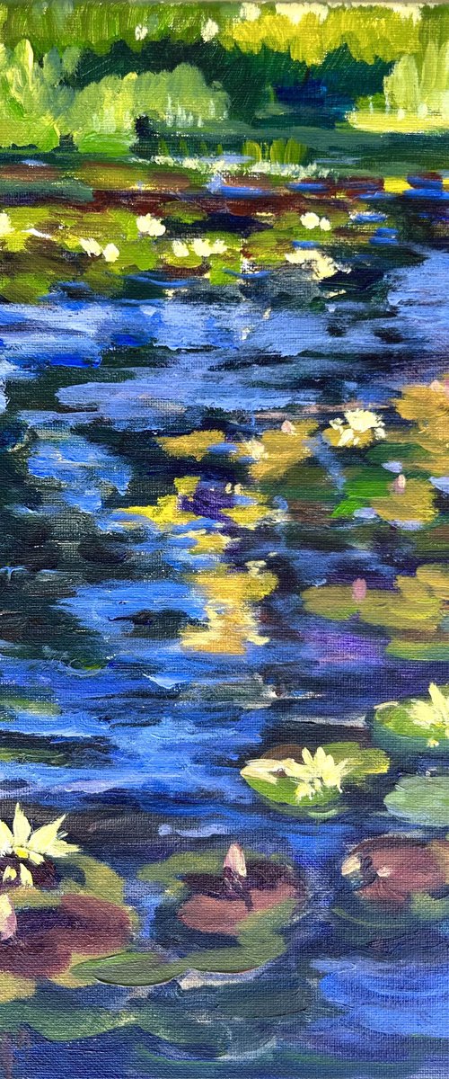 Lilies at the Winery by Annette Wolters
