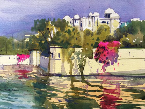 City of Udaipur.  Indian Venice
