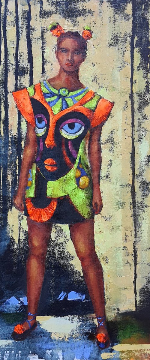Fashion show. Black. by Olha Laptieva