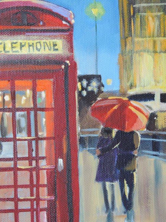 London painting "Out on the town"