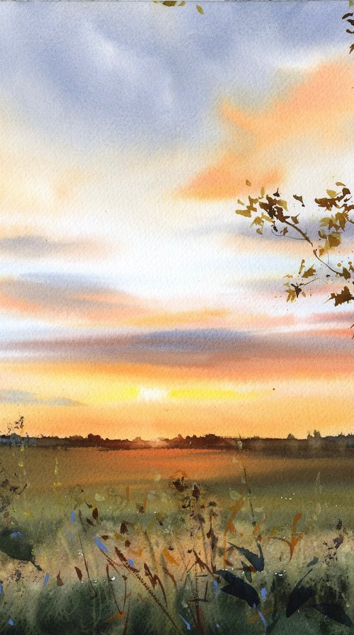 Golden Dusk by Eugenia Gorbacheva