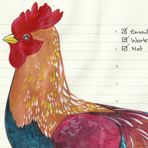Birds of Europe: Rooster