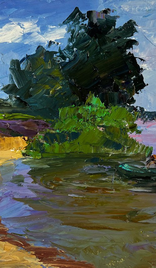 Thoughts of a Lonely Fisherman by Boris Serdyuk