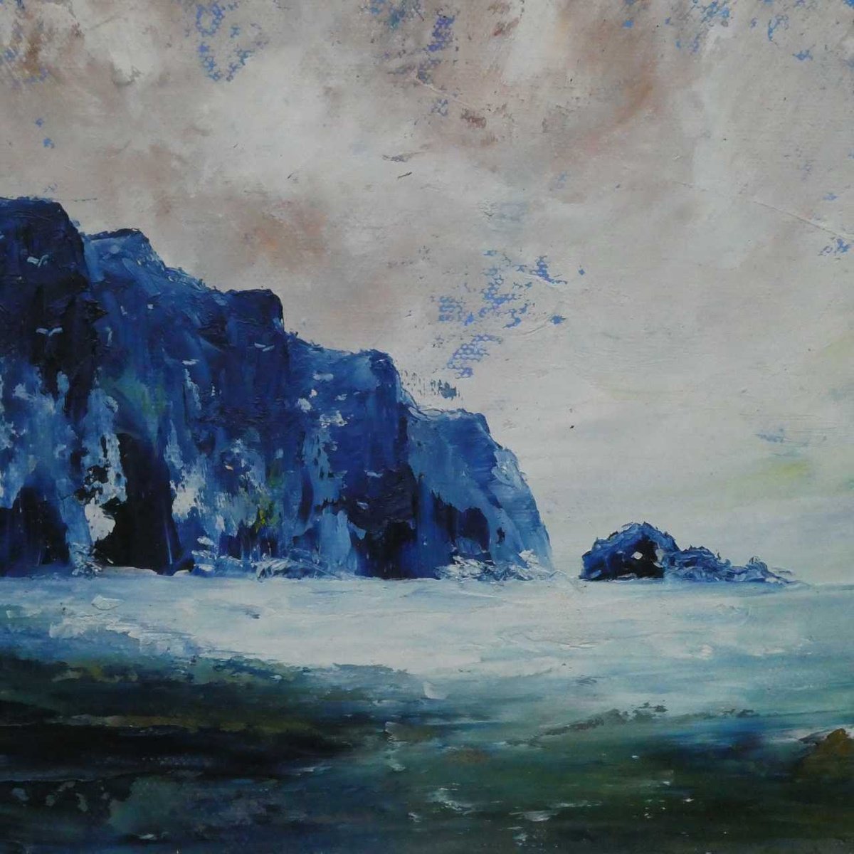 Winter Sea Cliffs by oconnart