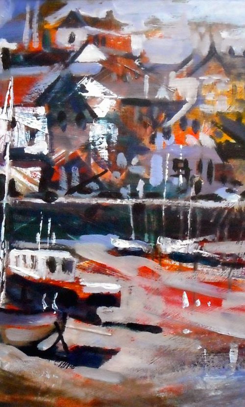 Mousehole Cornwall by Anthony Barrow BA(Hons) Fine Art