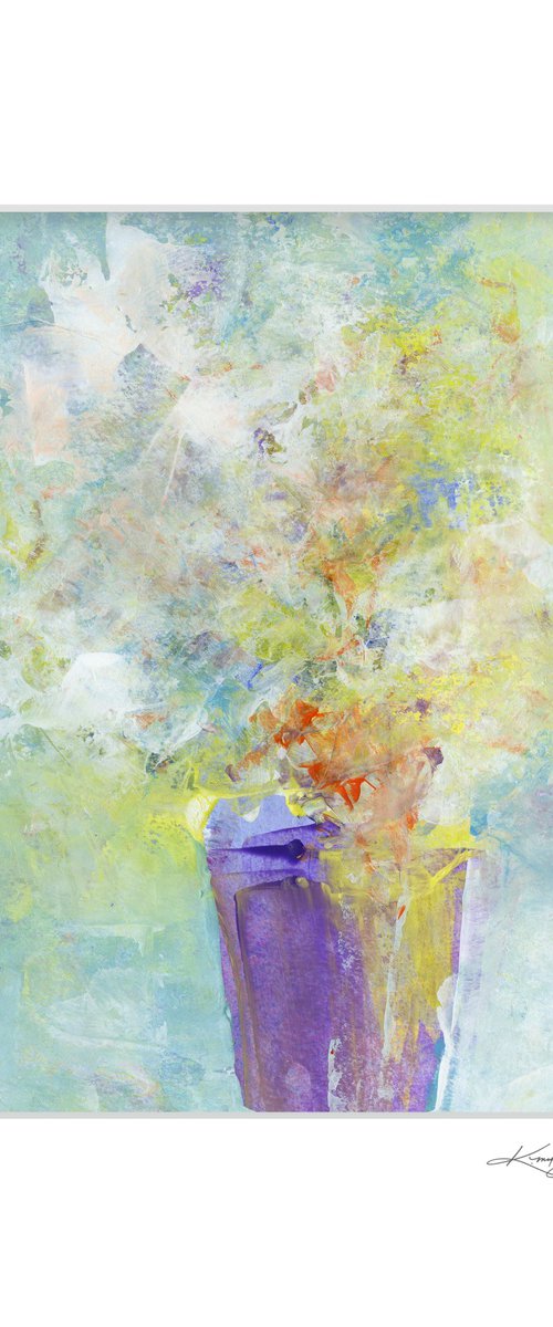 Flowers In Vase 19 - Floral Painting by Kathy Morton Stanion by Kathy Morton Stanion