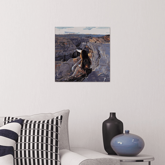 Solitude over the canyon