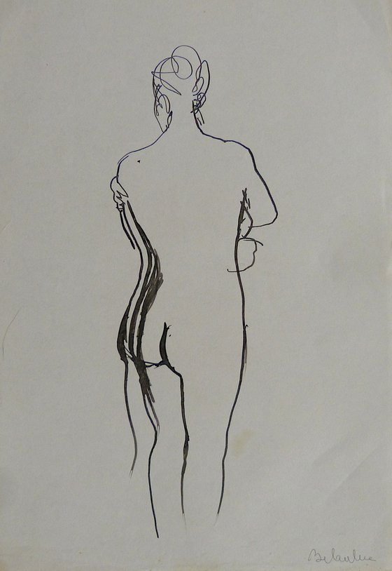 The Nude Drawing 5, 21x29 cm