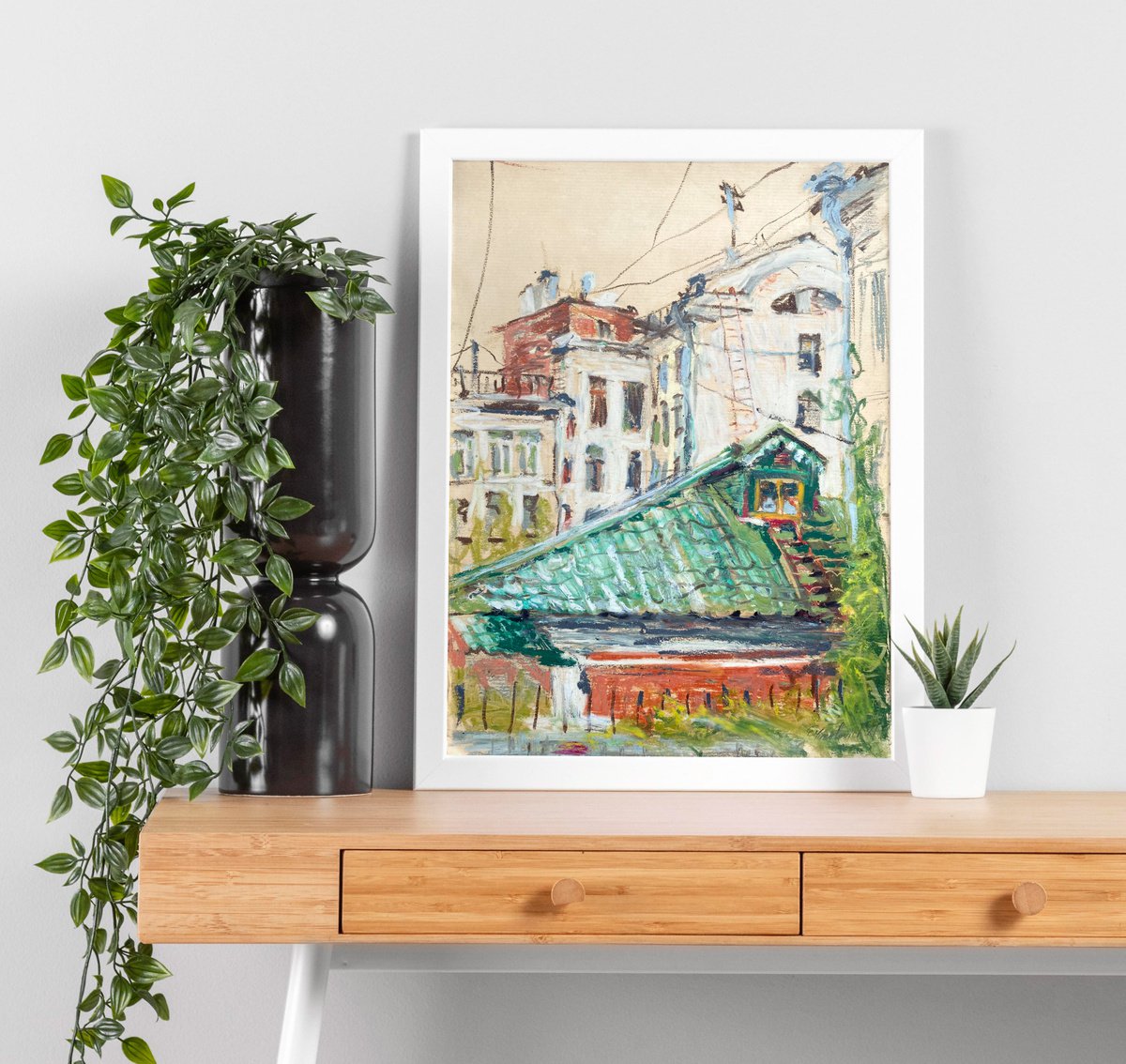 Moscow Courtyard by Elena Yuzefovich