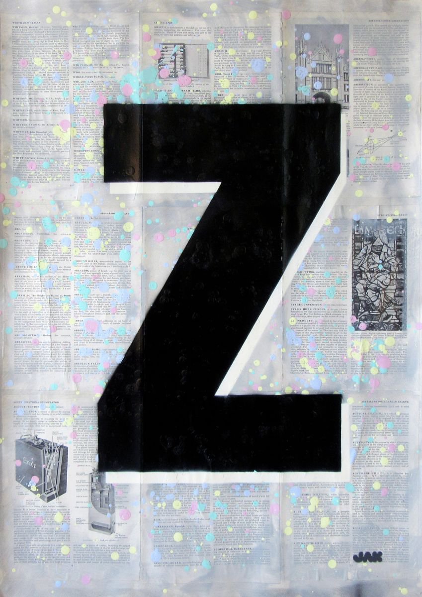 Z - Helvetica Heavy Condensed by Jak Blue a.k.a. Jakobus Smit