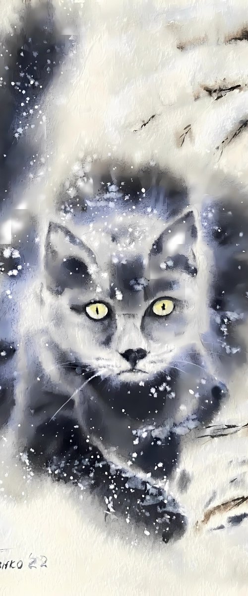 Only forward, original watercolour by Natalia Butenko