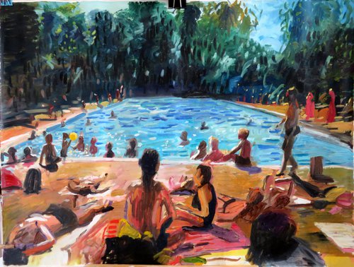 Lido in the woods by Stephen Abela