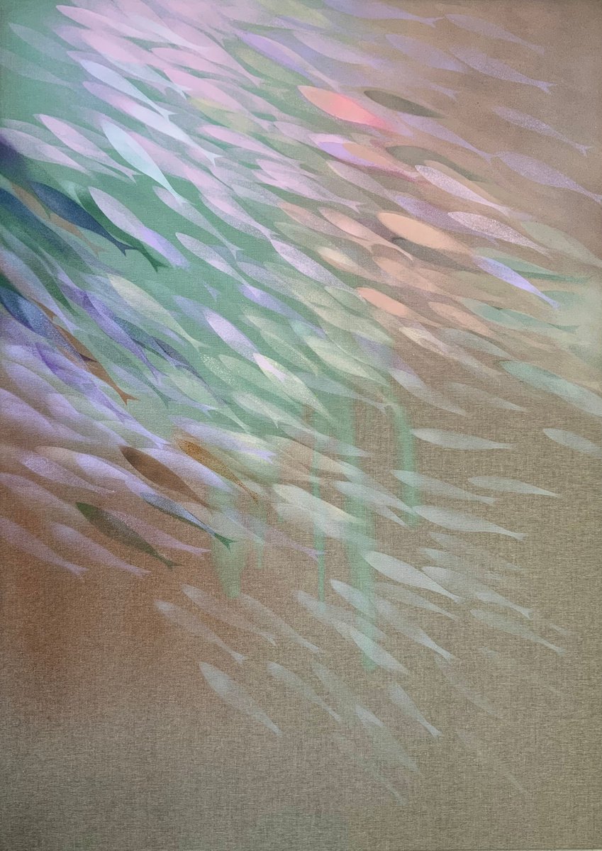 Fish N*141 By Malgorzata Krakowiak, 39 X 55, Artwork For Sale On Artfinder