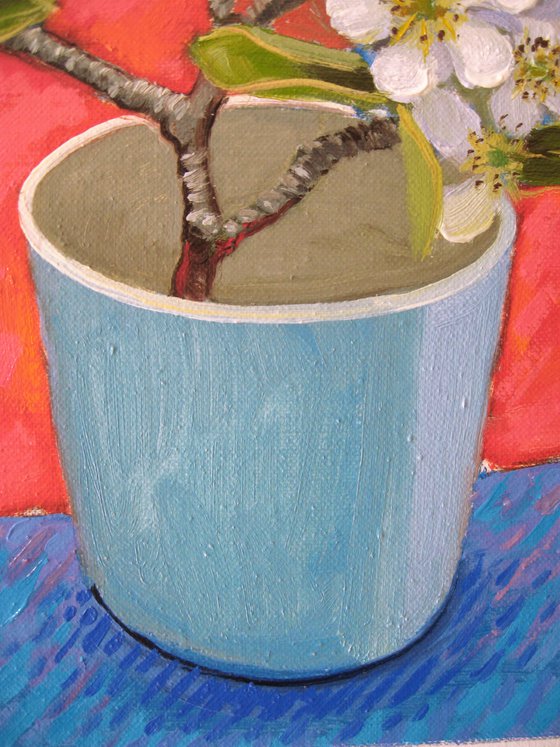 Pear Blossom in a Cup