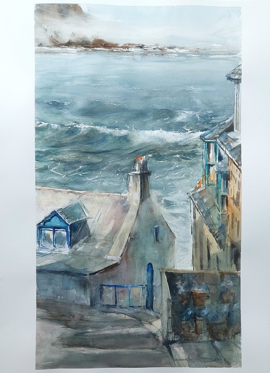 LOOKING AT THE SEA IN CAMINHA by Maylu Garci?a