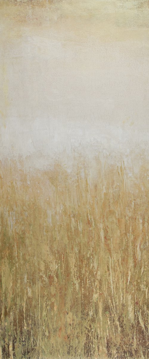 Warm Light Field 211206, texture abstract golden field by Don Bishop