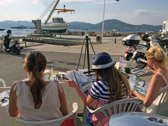 A Boat Repair in Saint-Tropez