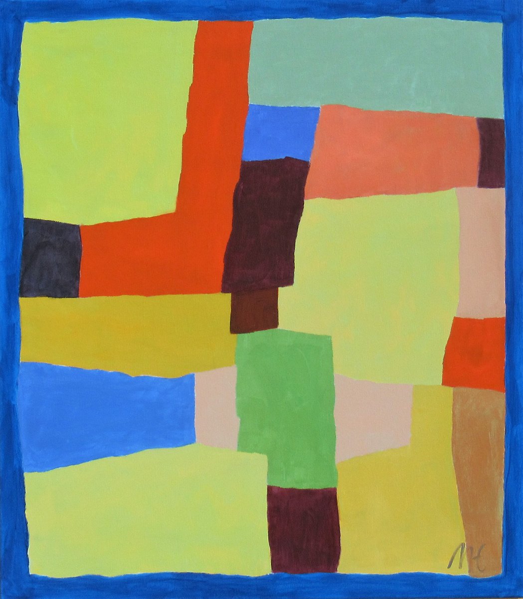 Plaza Amigo # 8. size 80x70 cm. by Megha Hendrick