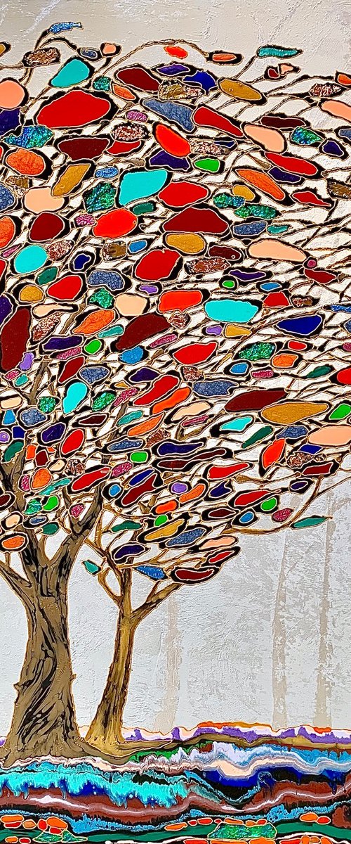 Mosaic tree by Inna Deriy