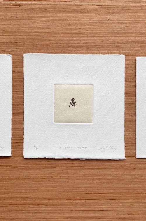 “ UN PETIT PAYSAGE ” #17 , #39 , #15 by Rung Tsu Chang