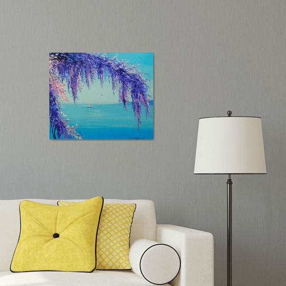 Wisteria by the sea