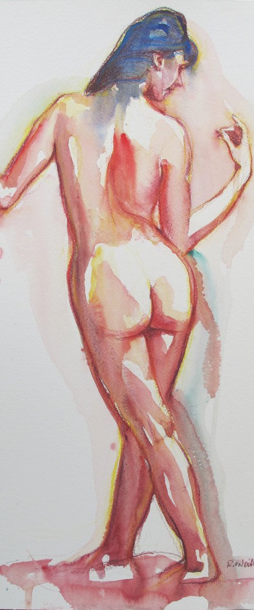 Standing female nude by Rory O’Neill