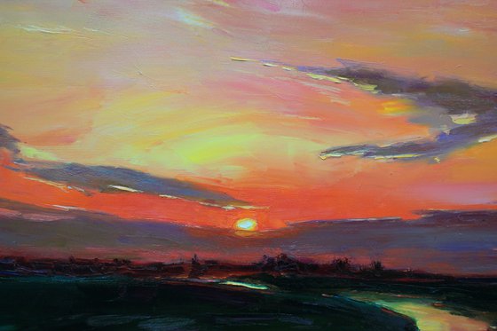 Last Light Over the River