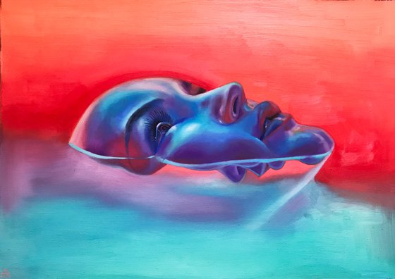 Original Oil Painting on canvas "Hypnosis"