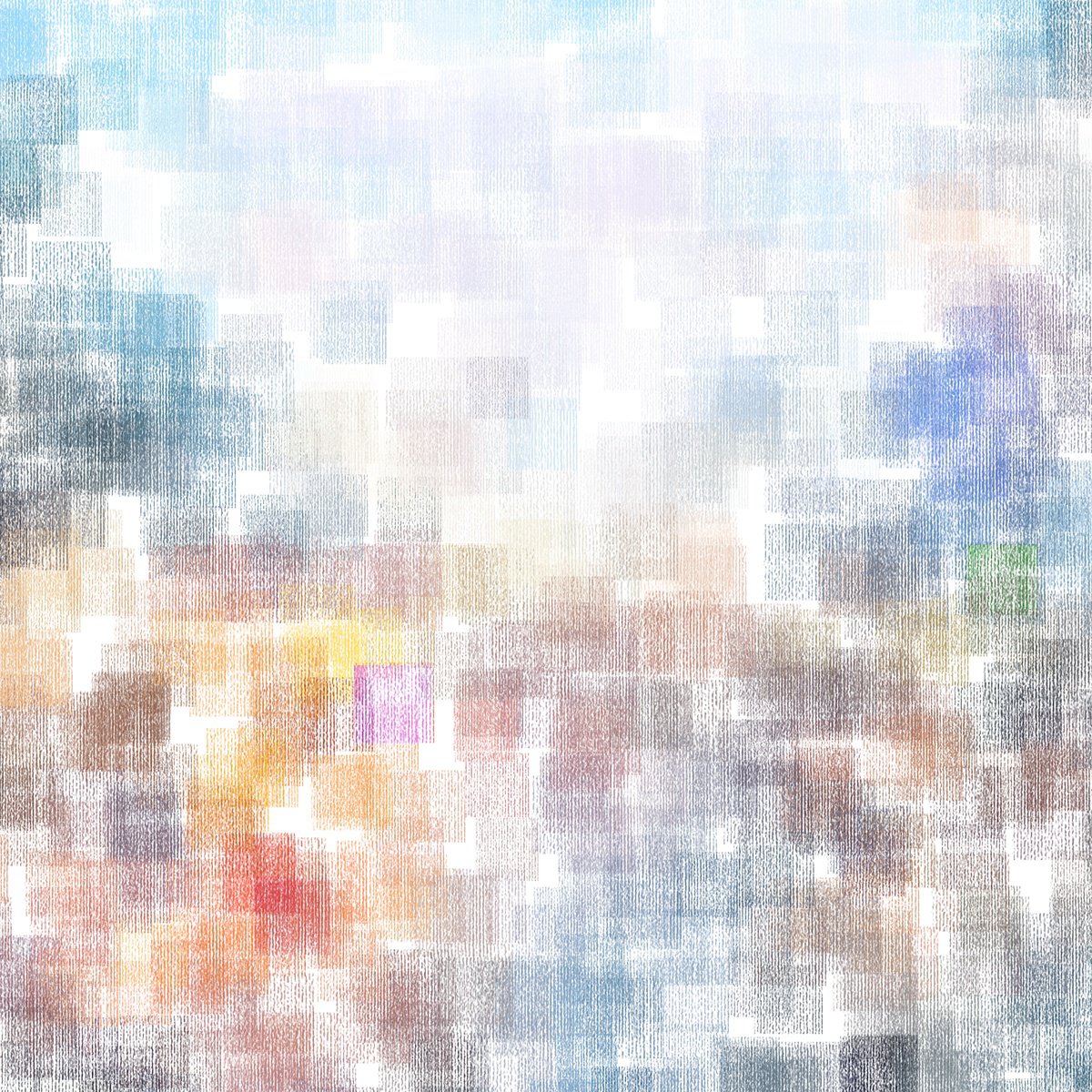 Abstract Giclee Print , Rain Vi By Alejos, 17 X 17, Artwork For Sale On Artfinder