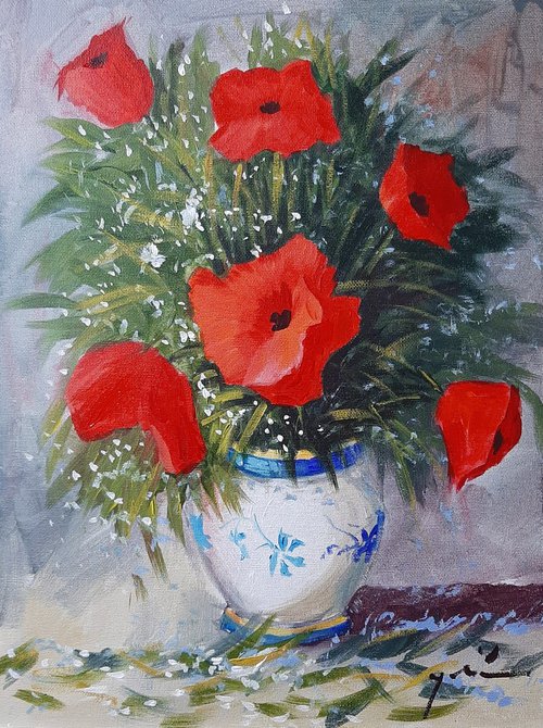 Poppies by Alen Grbic