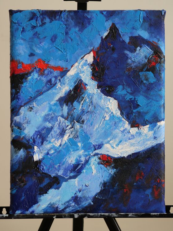 Frozen Peaks of Dawn