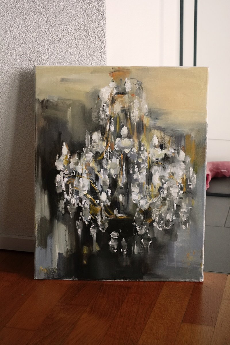 Chandelier By Nelina Trubach-Moshnikova, 16 X 20, Artwork For Sale On Artfinder