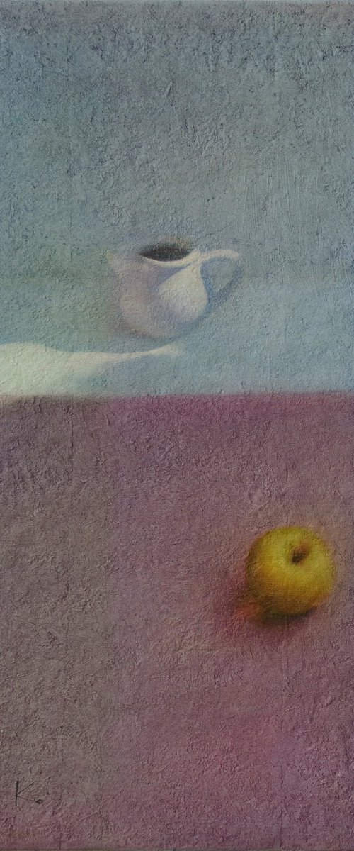 Cold White and Warm on Pink by Andrejs Ko