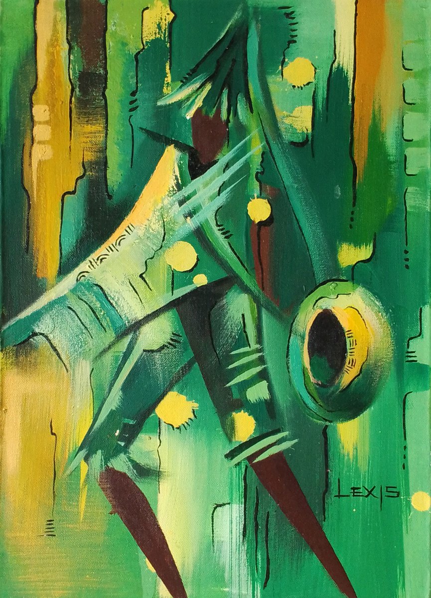 Dance To The Beat, Music Art By Alex Mensah, 10 X 14, Artwork For Sale On Artfinder