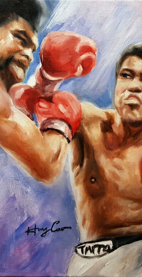 Muhammad Ali, world-renowned boxer by Henry Cao