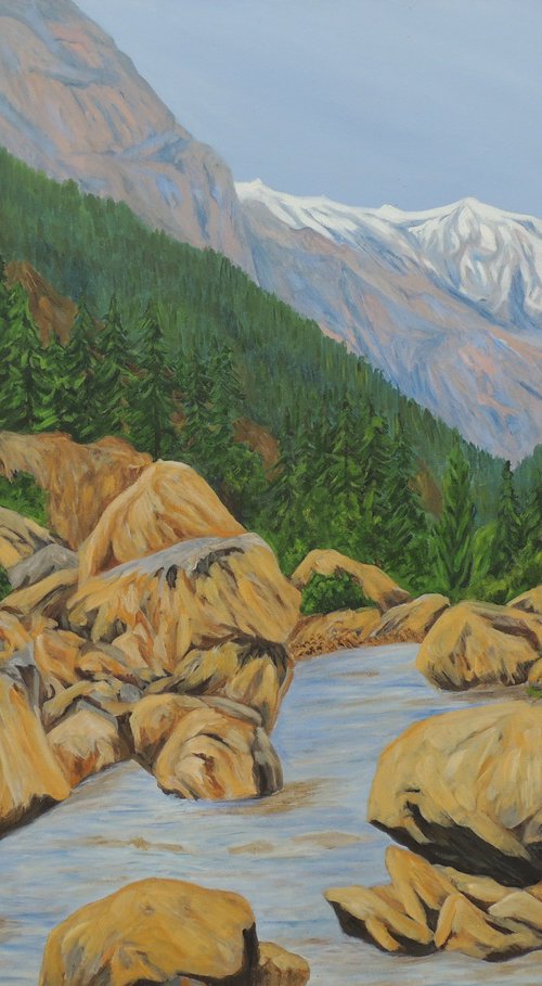 Landscape Gangotri III by Ajay Harit