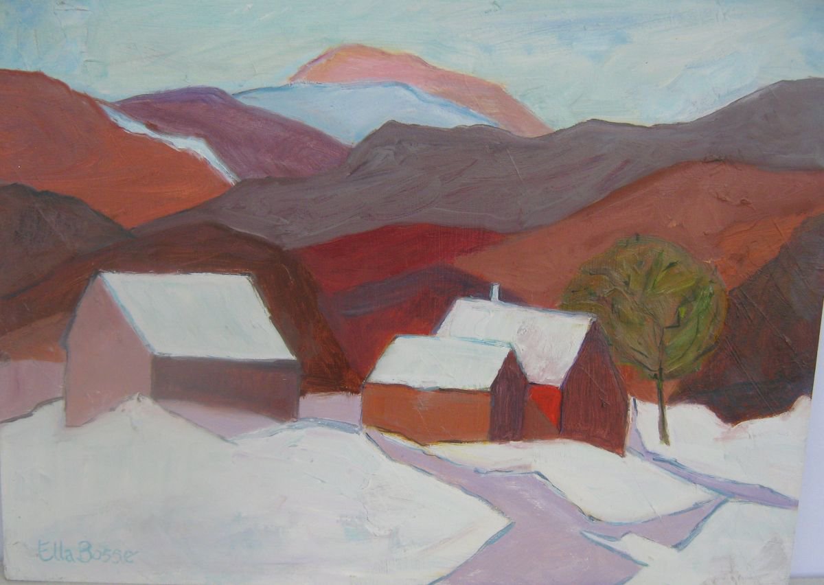 Winter landscape by Ella Bosse