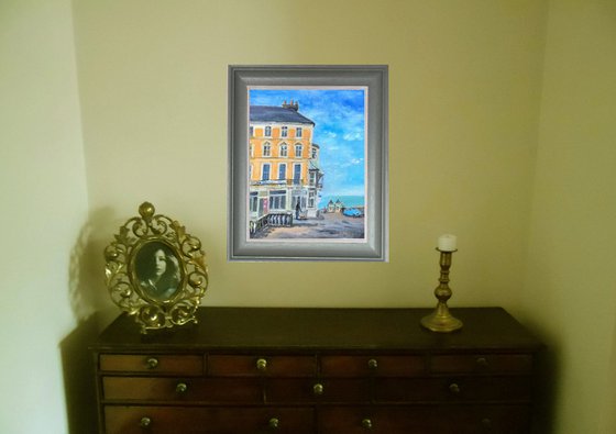 Churchill Tavern Ramsgate - an original oil painting.