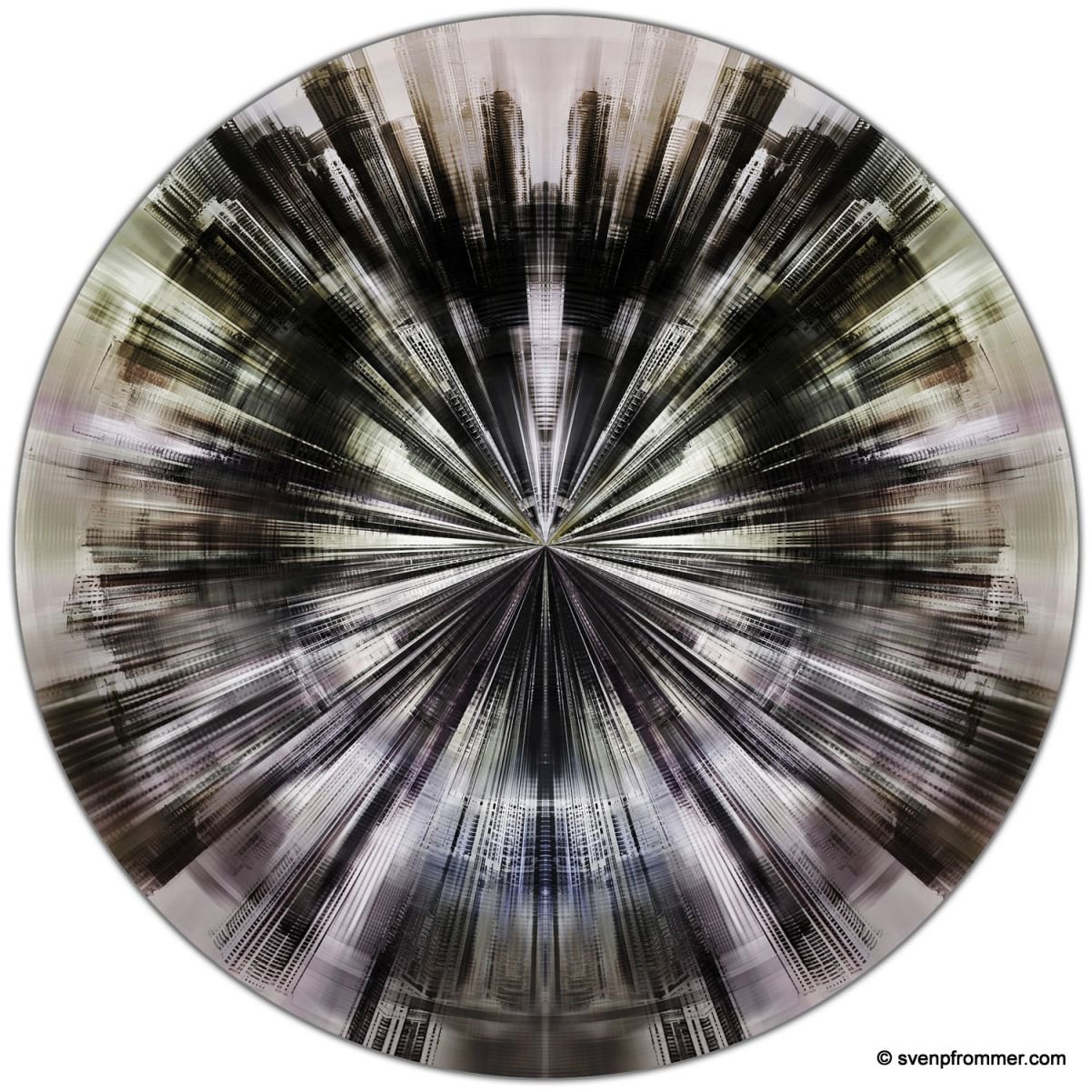 Abstract Cityscapes Photograph By Sven Pfrommer, 39 X 39", Dubai Fragments Vii, Original Artwork