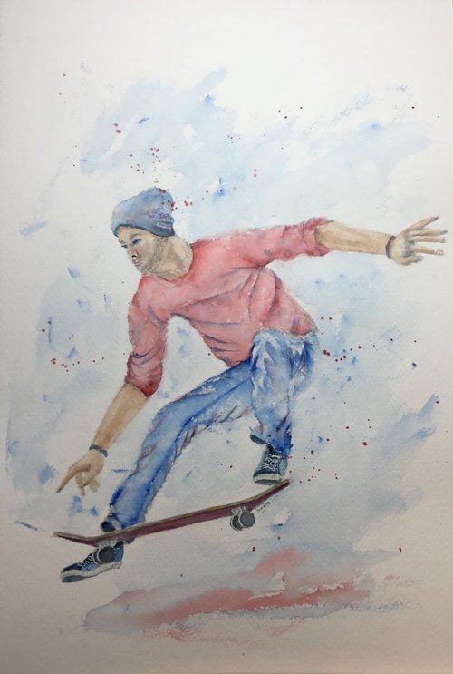 Skater Boy by Sabrina’s Art