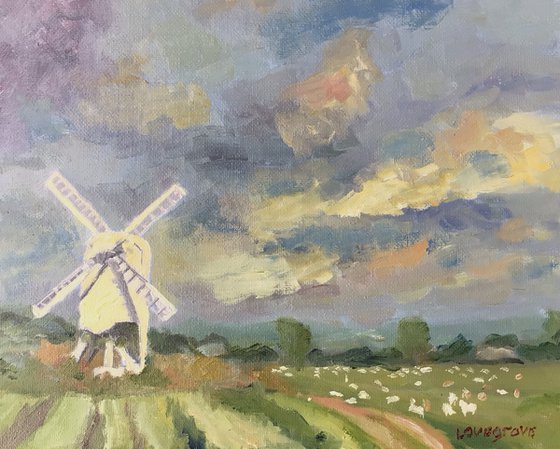 A rare Post Mill in Kent
