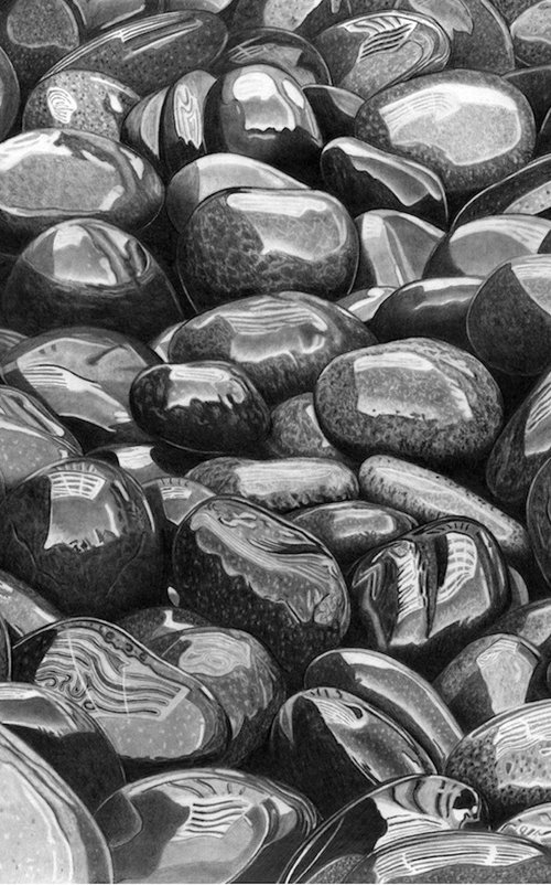 Wet Pebbles XXL by Paul Stowe