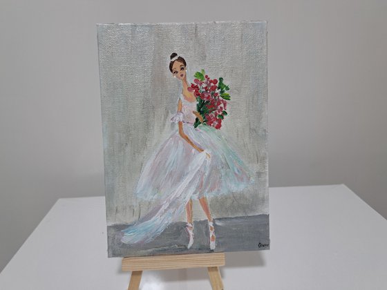 Ballerina mini painting