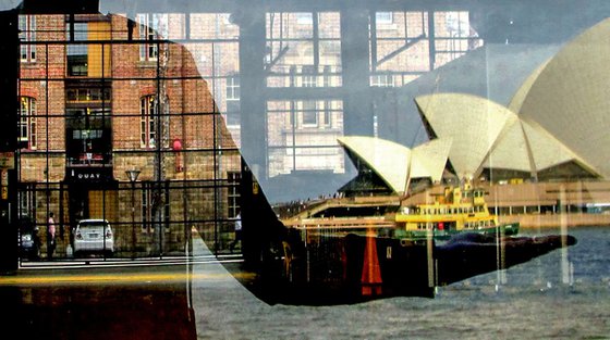 KEEPING  SYDNEY OPERA HOUSE AFLOAT (LIMITED EDITION 1/200) 10"x8"