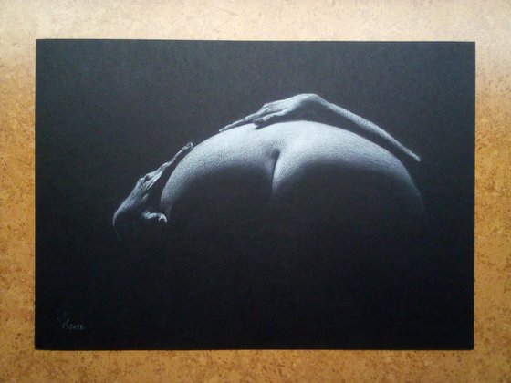 Nude noir #274 (29X21)cm