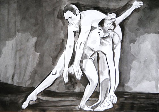 Contemporary dance III / 42 x 29.7 cm